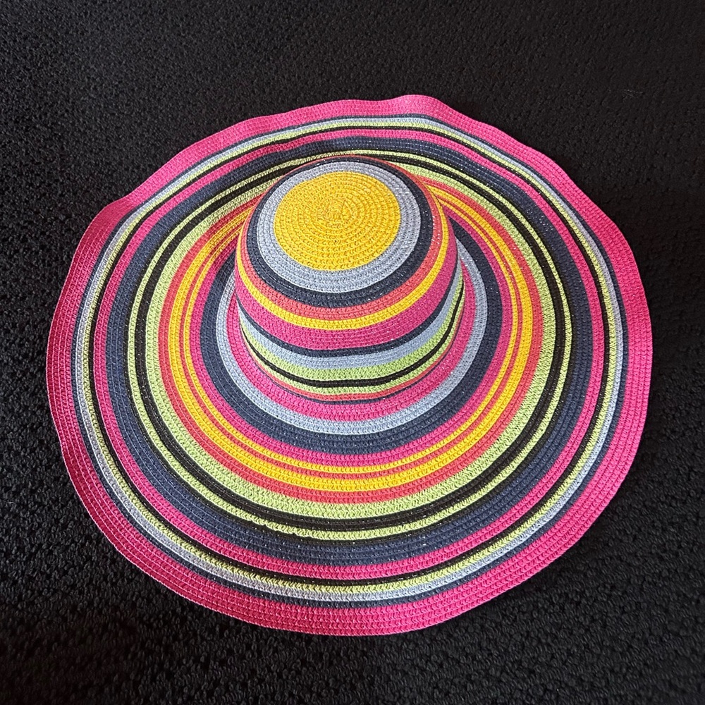 2 Chic Multicolor Striped Hat 👒